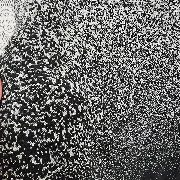 Adrienne Vittadini keyhole pullover shimmer sweater women's XL - Picture 4 of 8